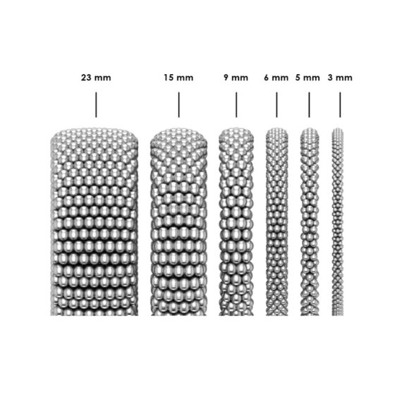 Blue Caviar Blue Single Station Diamond Caviar Bracelet | 9mm from Lagos Sz M(7) - Picture 6 of 11